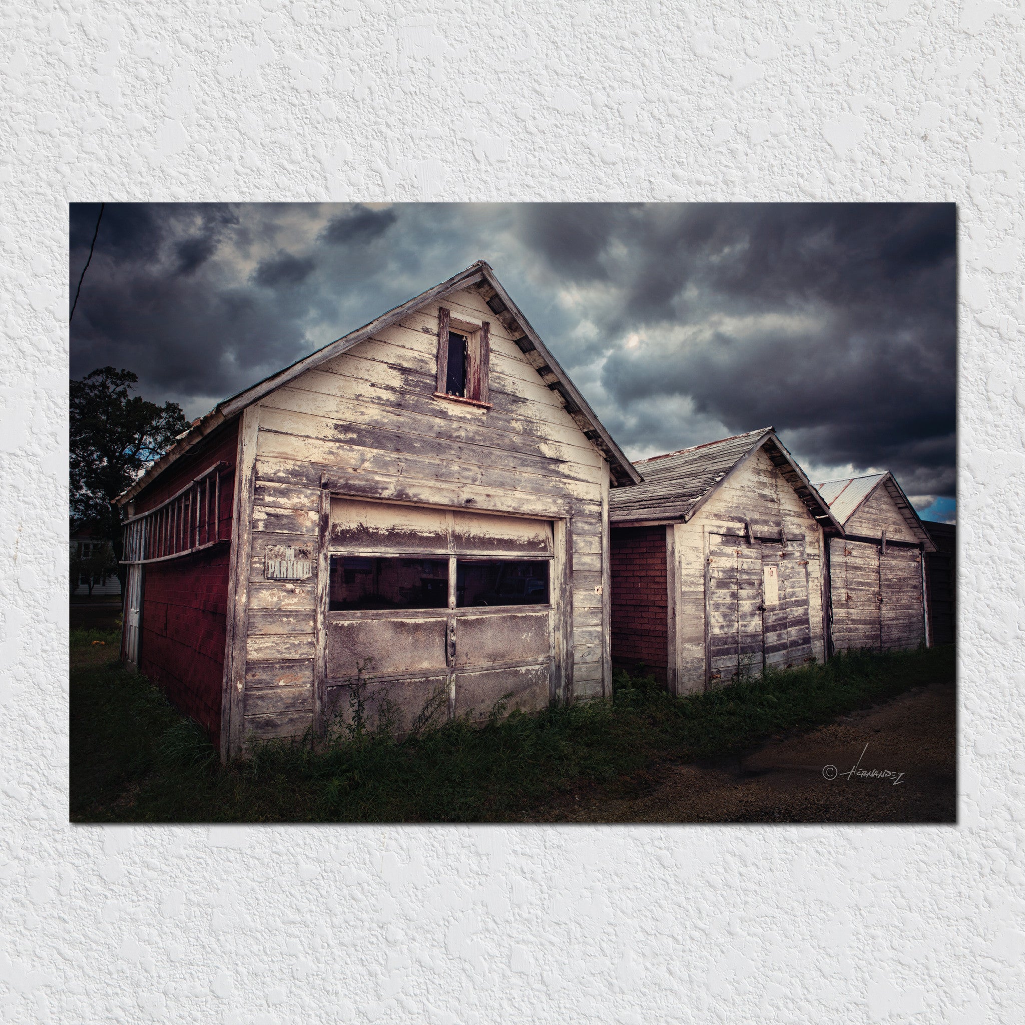 3 White Shacks by Peter Hernandez